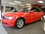 2005 Electric Red BMW 3 Series 325i Convertible #48233652