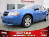2008 Marathon Blue Pearl Dodge Avenger SE #48268533