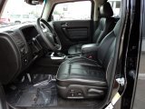 2007 Hummer H3 X Ebony Black Interior