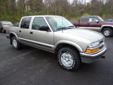 2001 Light Pewter Metallic Chevrolet S10 LS Crew Cab 4x4 #48268576