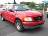 2002 Bright Red Ford F150 Sport SuperCab #48268943