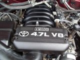 2007 Toyota Tundra SR5 Double Cab 4x4 4.7L DOHC 32V i-Force VVT-i V8 Engine