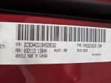 2011 300 Color Code for Deep Cherry Red Crystal Pearl - Color Code: PRP