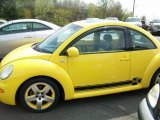 2002 Double Yellow Volkswagen New Beetle Special Edition Double Yellow Color Concept Coupe #48328888