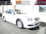 2010 Satin White Pearl Subaru Legacy 2.5i Premium Sedan #48328348