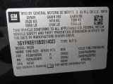 2011 Cadillac SRX 4 V6 AWD Info Tag