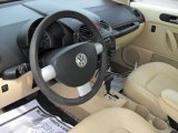 2008 Volkswagen New Beetle S Coupe Cream Beige Interior