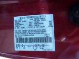 1999 F150 Color Code for Dark Toreador Red Metallic - Color Code: FL