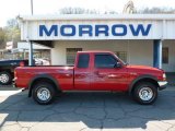 1999 Bright Red Ford Ranger XLT Extended Cab 4x4 #48328383
