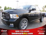 2011 Brilliant Black Crystal Pearl Dodge Ram 1500 Sport Crew Cab #48328410