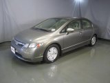 2007 Galaxy Gray Metallic Honda Civic Hybrid Sedan #48328591