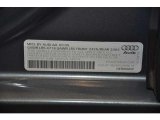 2009 Audi A4 2.0T Sedan Info Tag