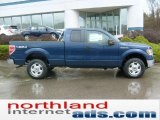 2011 Dark Blue Pearl Metallic Ford F150 XLT SuperCab 4x4 #48328288