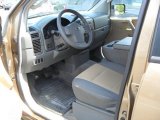 2004 Nissan Titan XE Crew Cab Sand/Steel Interior