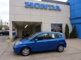 2007 Vivid Blue Pearl Honda Fit  #48328330