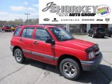 2000 Wildfire Red Chevrolet Tracker 4WD Hard Top #48328686