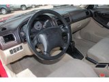 2002 Subaru Forester 2.5 L Beige Interior