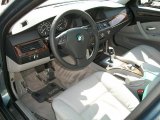 2009 BMW 5 Series 528i Sedan Grey Dakota Leather Interior