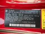 2011 BMW Z4 sDrive35i Roadster Info Tag