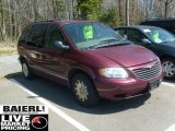 Deep Molten Red Pearl Chrysler Voyager in 2003