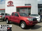 2006 Impulse Red Pearl Toyota Tacoma V6 Access Cab 4x4 #48387251