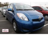 2009 Blazing Blue Pearl Toyota Yaris 5 Door Liftback #48387264