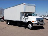 2008 Oxford White Ford F750 Super Duty XL Chassis Regular Cab Moving Truck #48387562