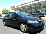 2010 Royal Blue Pearl Honda Civic LX-S Sedan #48387874