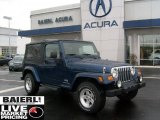 2005 Patriot Blue Pearl Jeep Wrangler Unlimited 4x4 #48430961