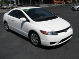 2007 Taffeta White Honda Civic LX Coupe #48431247