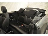 2010 Mini Cooper S Convertible Punch Carbon Black Leather Interior