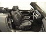 2010 Mini Cooper S Convertible Punch Carbon Black Leather Interior