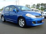 2011 Metallic Blue Nissan Versa 1.8 SL Hatchback #48431263