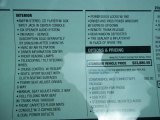 2011 Chevrolet Camaro LT Coupe Window Sticker