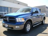 2011 Deep Water Blue Pearl Dodge Ram 1500 SLT Outdoorsman Quad Cab 4x4 #48456671