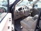 2011 Nissan Frontier SV Crew Cab 4x4 Beige Interior