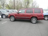 2008 Red Rock Crystal Pearl Jeep Commander Sport 4x4 #48460779