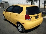 Summer Yellow Chevrolet Aveo in 2006