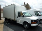 2011 Summit White Chevrolet Express Cutaway 3500 Moving Van #48460438