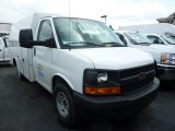 2011 Summit White Chevrolet Express Cutaway 3500 Utility Van #48460439