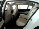 2012 BMW 7 Series 750Li Sedan Oyster/Black Interior