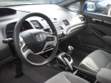2008 Honda Civic EX Sedan Gray Interior