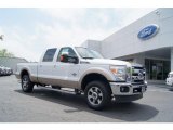 2011 Oxford White Ford F250 Super Duty Lariat Crew Cab 4x4 #48460610