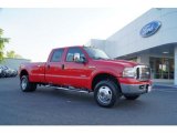 2007 Red Ford F350 Super Duty Lariat Crew Cab 4x4 Dually #48460614
