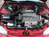 1995 Honda Civic EX Coupe 1.5L SOHC 16V 4 Cylinder Engine