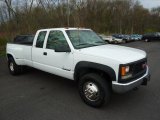 1998 Olympic White GMC Sierra 3500 SL Extended Cab 4x4 Dually #48460641
