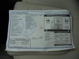 2011 Volkswagen Touareg VR6 FSI Sport 4XMotion Window Sticker