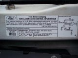 2005 Ford E Series Van E250 Commercial Info Tag
