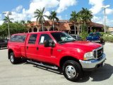 2003 Red Ford F350 Super Duty Lariat Crew Cab 4x4 Dually #48502656