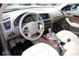 2010 Audi Q5 3.2 quattro Cardamom Beige Interior